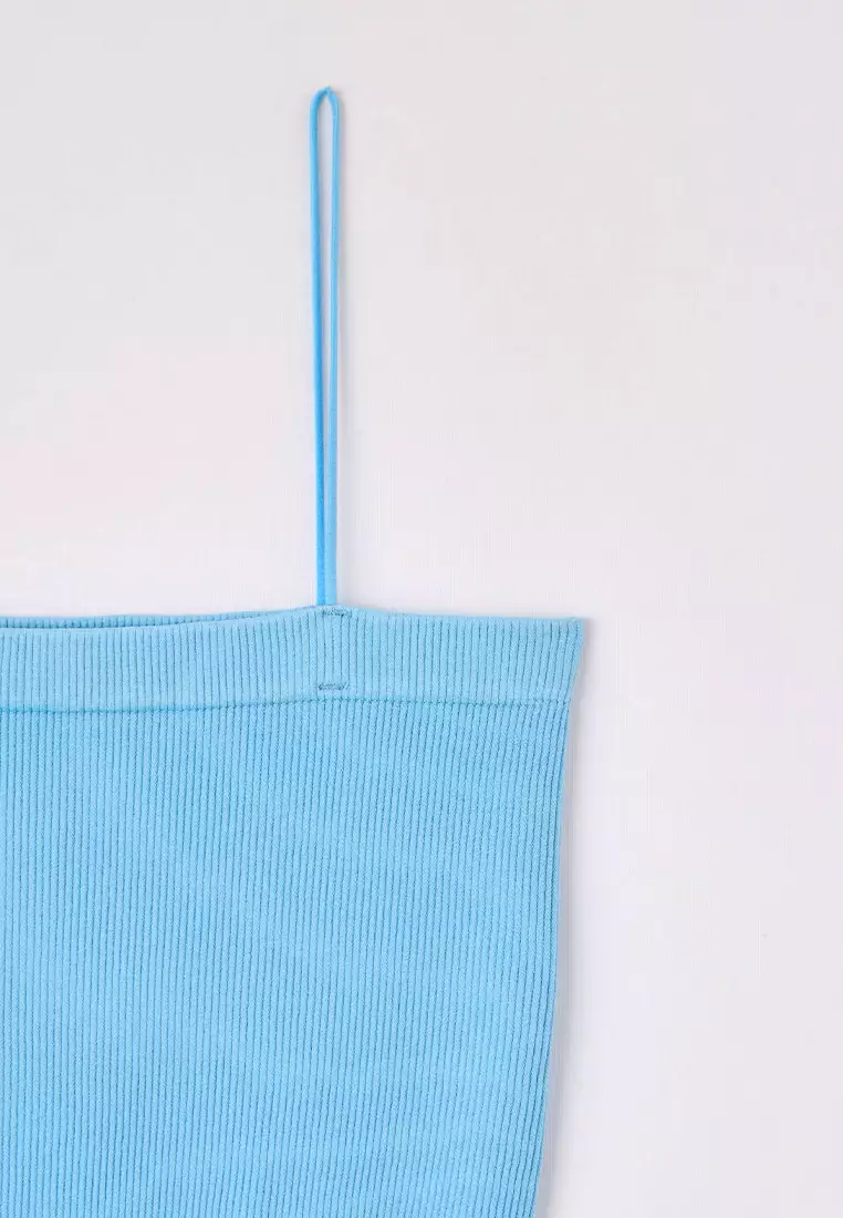 Thin Strap Bandeau Crop Top for Women