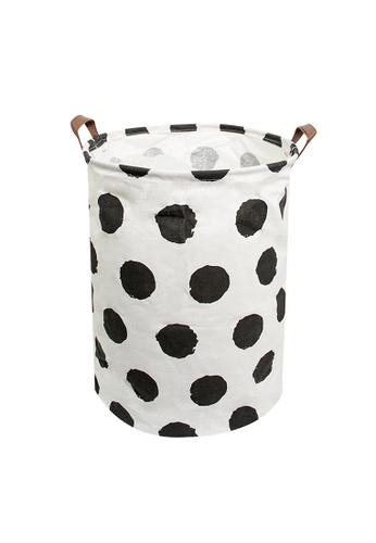 HOUZE HOUZE - Laundry Bag (Large) - Black Dots 610D6HL37680B0GS_1