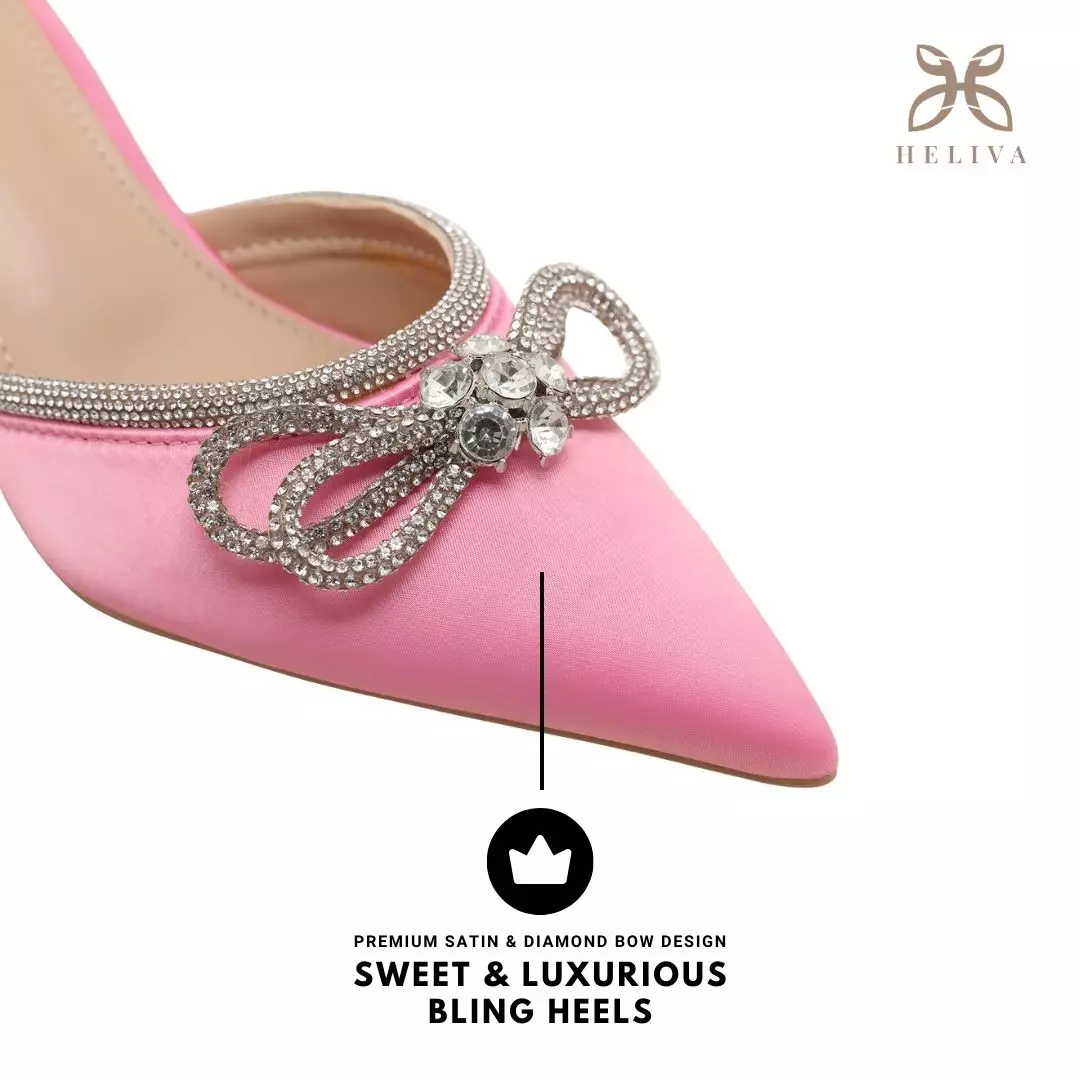 Heliva Kylie High Heels Bow Women Shoes