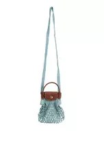XS LE PLIAGE FILET MESH クロスボディ Le Pliage Filet XS Mesh bag Ecru - Canvas | Longchamp US