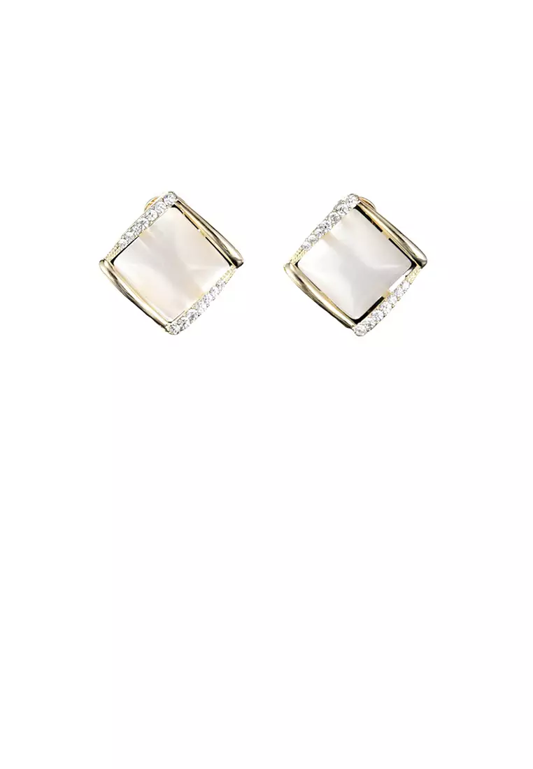 Cats eye stone earrings discount