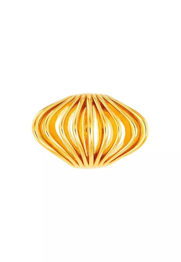 HABIB 999/24K Yellow Gold Ring LTR040624