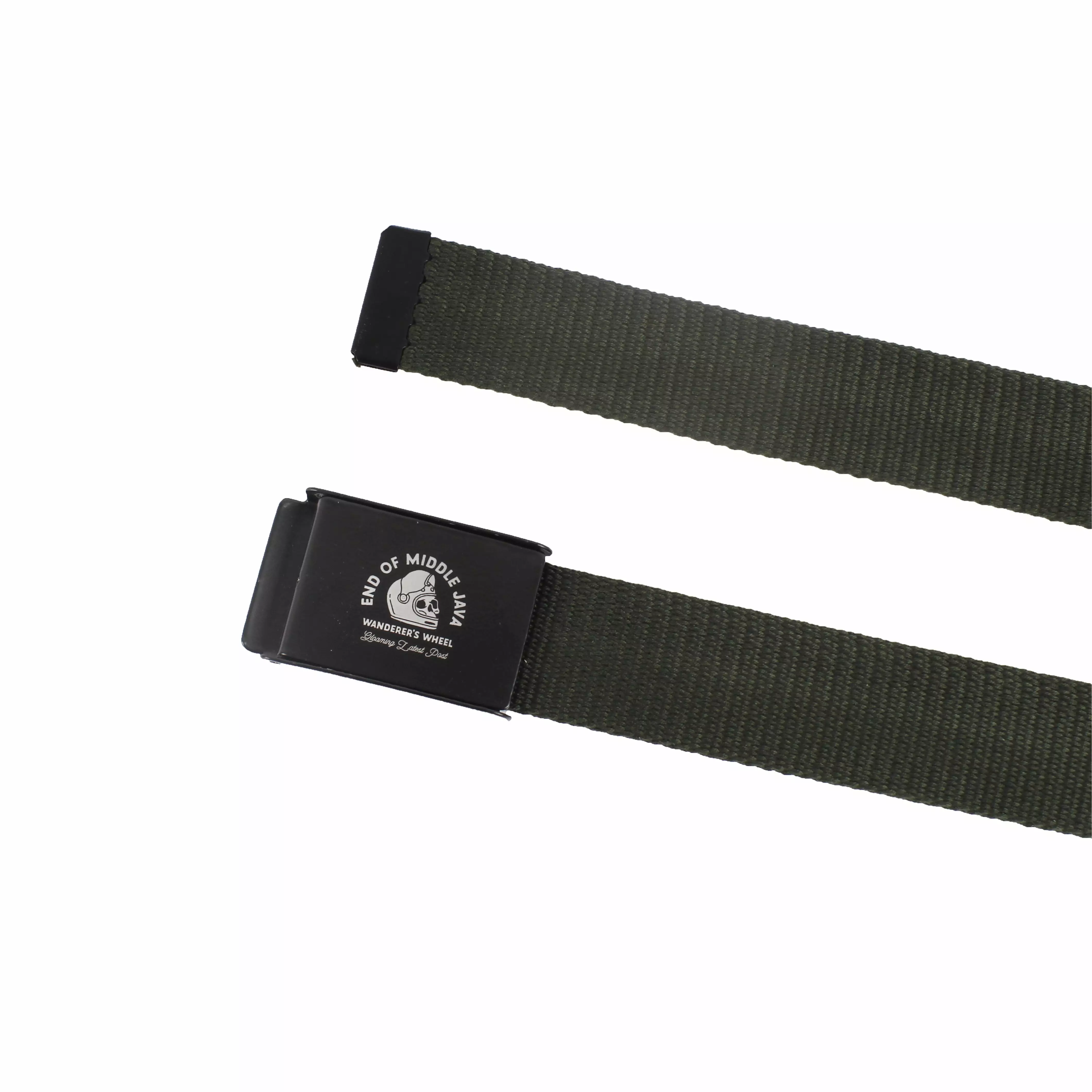Gloaming Whell Green Ikat Pinggang Pria Kanvas Original Gloaming Belt