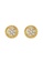 TOMEI TOMEI Round Earrings, Yellow Gold 916 (9Q-YG1261E-2C) (3.28g) EA089AC14A6C1CGS_1