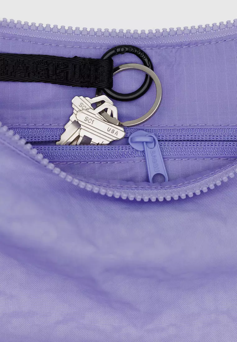 BAGGU - Medium Nylon Crescent Bag - Wisteria