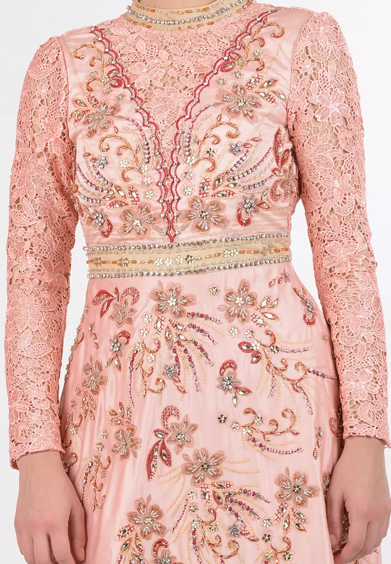 Bibiq Gamis Brokat Satin