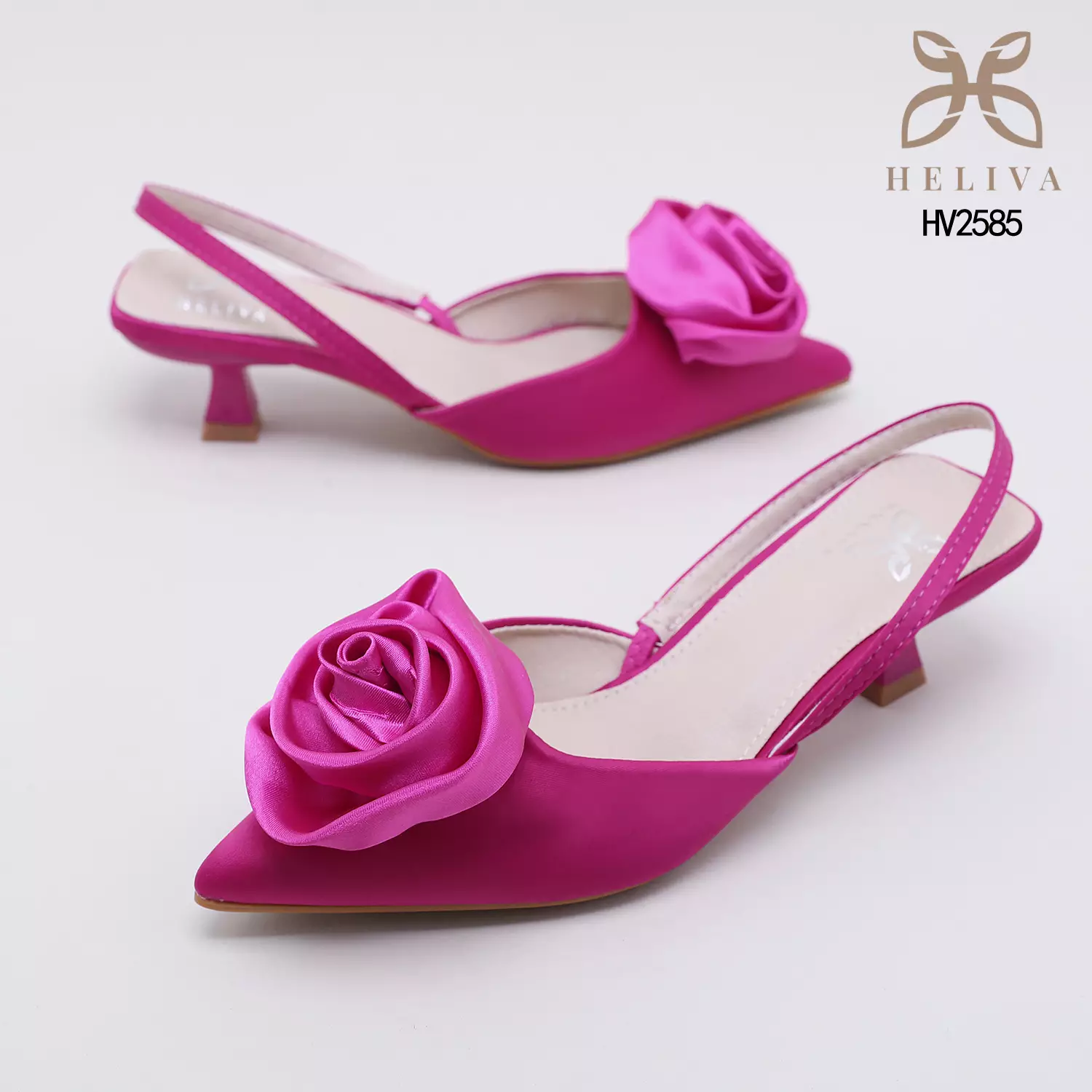 Heliva Ariana Women Heels Sling Back Flower