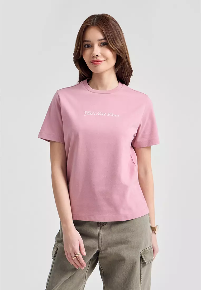Girl Next Door Relaxed Fit Graphic T-Shirt