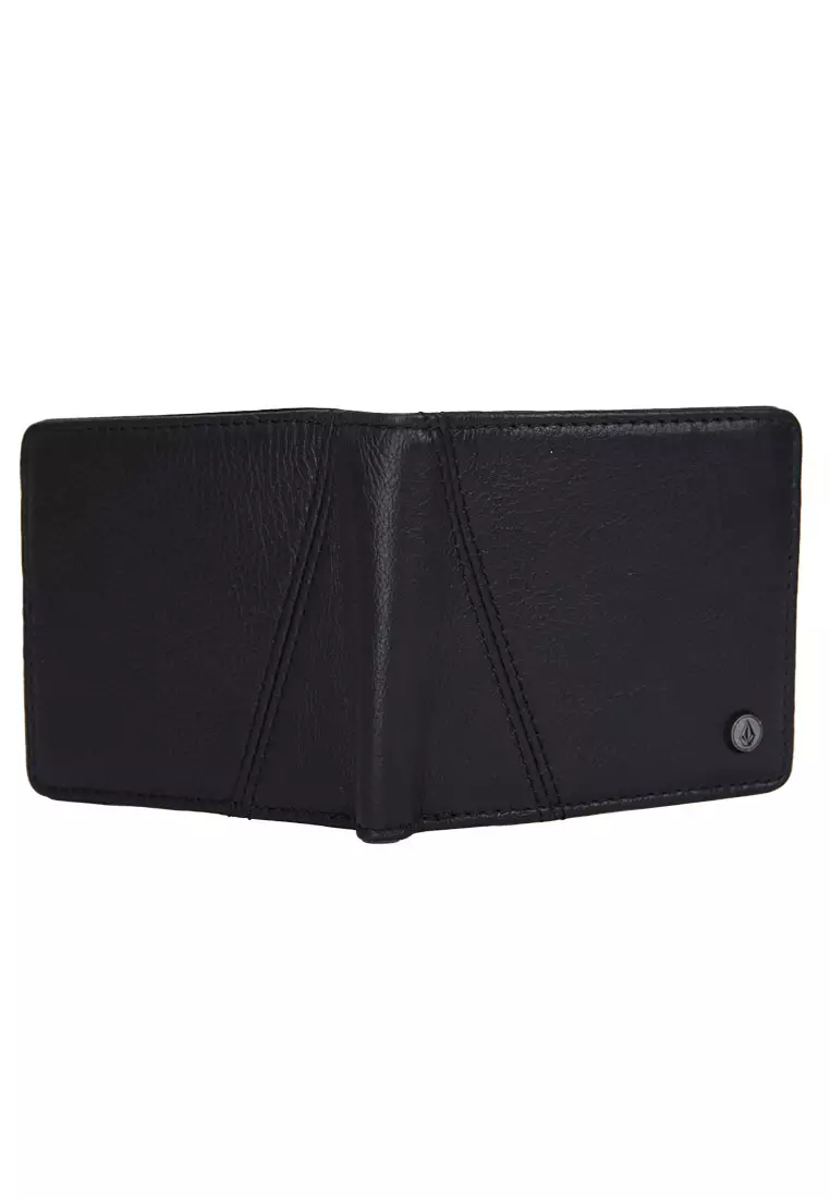 MLW PAY-A-PAL LEATHER BIFOLD WALLET BLACK