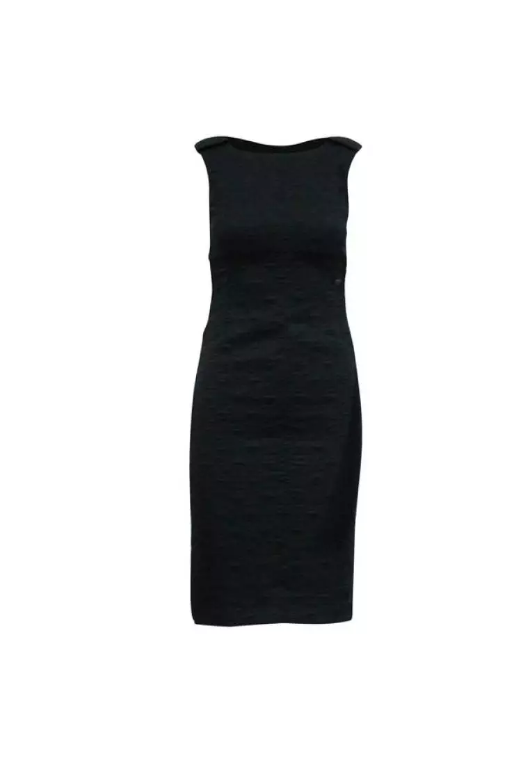 Buy Chanel Pre-Loved CHANEL Black Textured Little Black Dress 2023 Online
