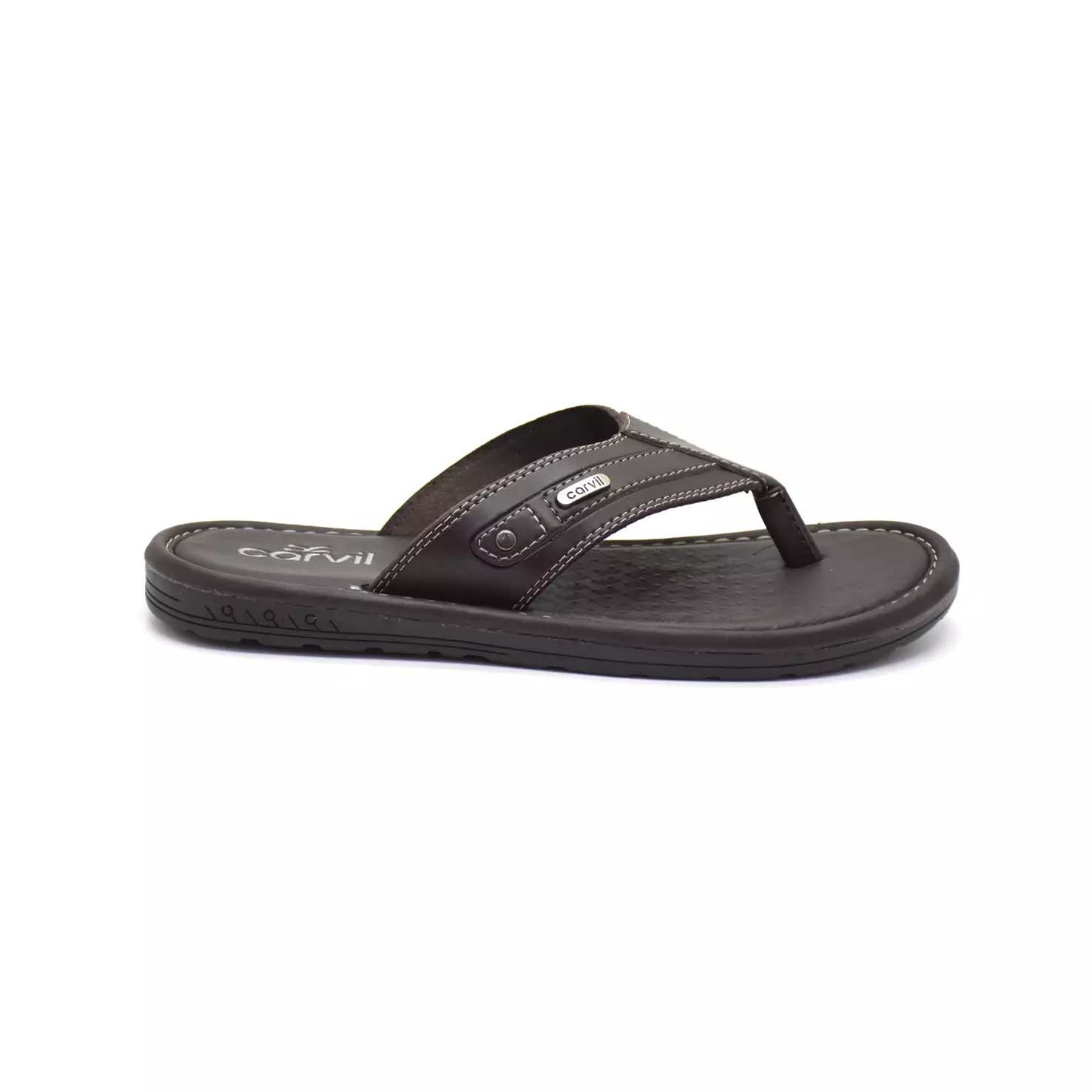 Carvil Sandal Pria Santoz 01-M Dark Brown