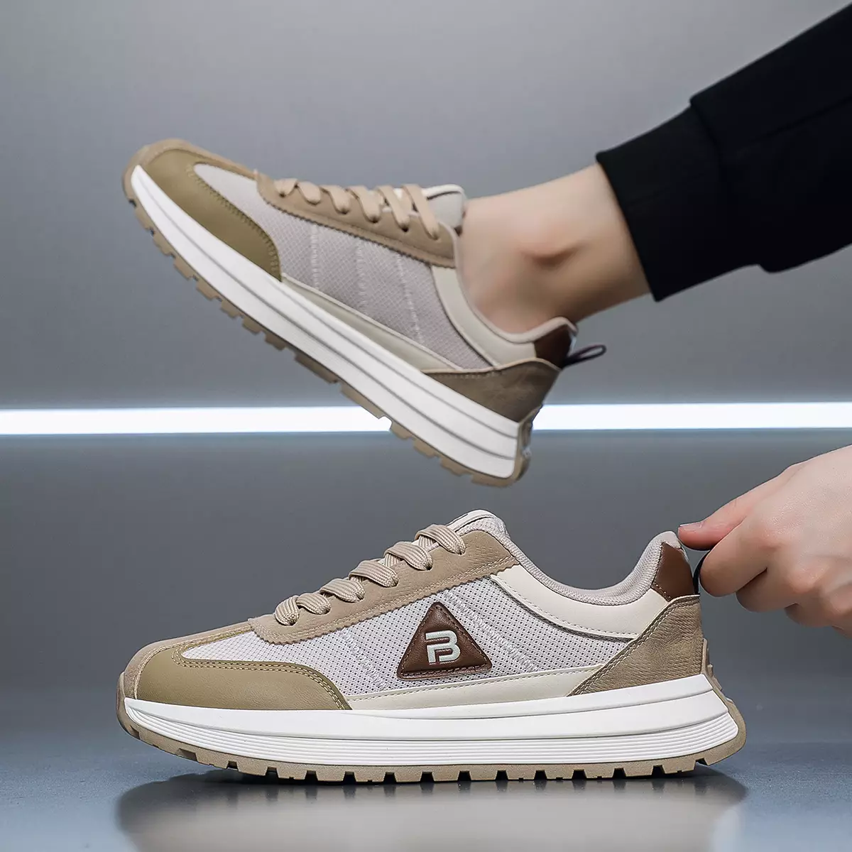 PANARYBODY Sepatu Pria Casual Sekolah Sneakers Pelajar Cowok QN1918