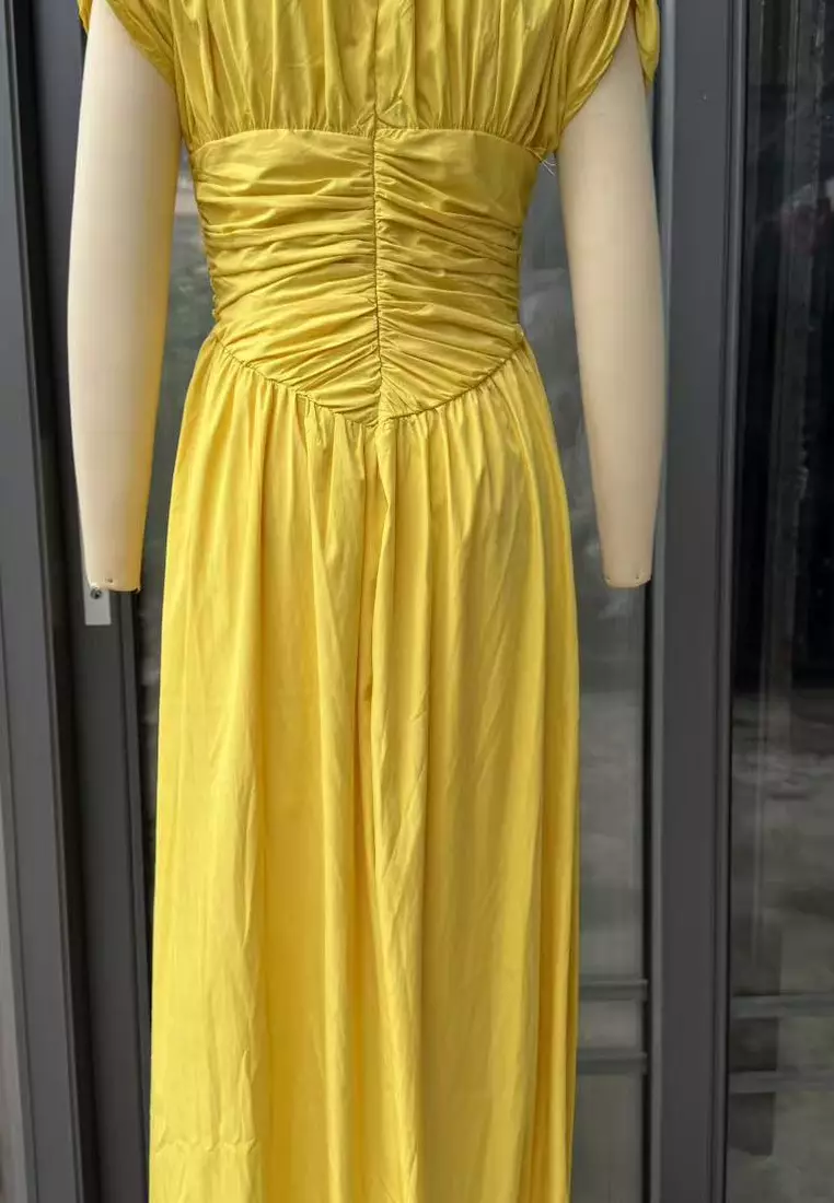 2025 French-style pure desire fitted waist short-sleeved dress CA25091424YE