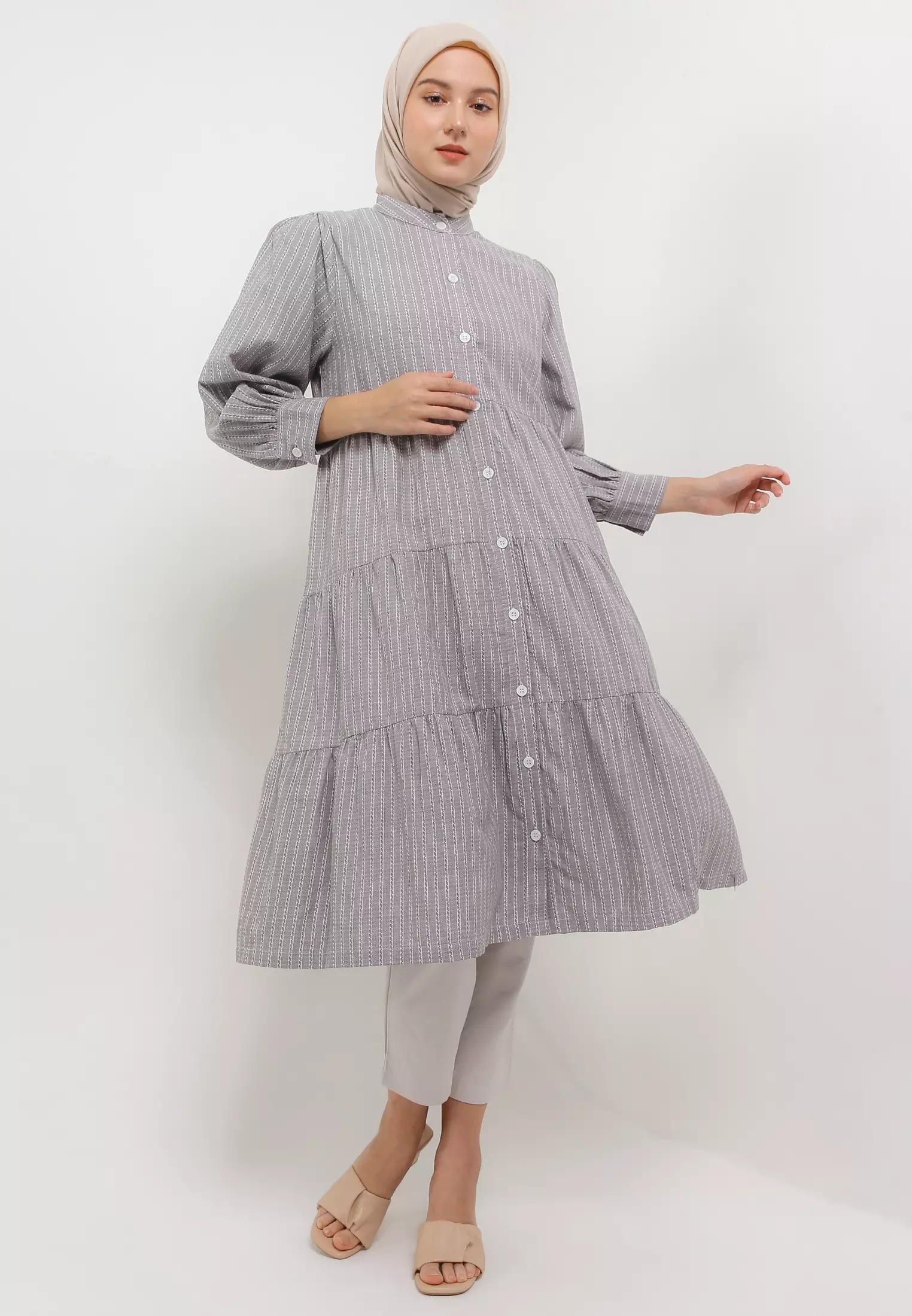 MFMW Aneisha Midi Dress Abu Motif
