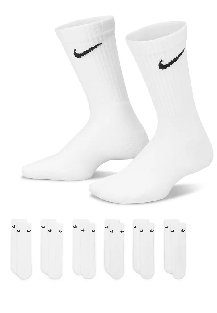 Everyday Cushioned Crew Socks (6 Pairs)