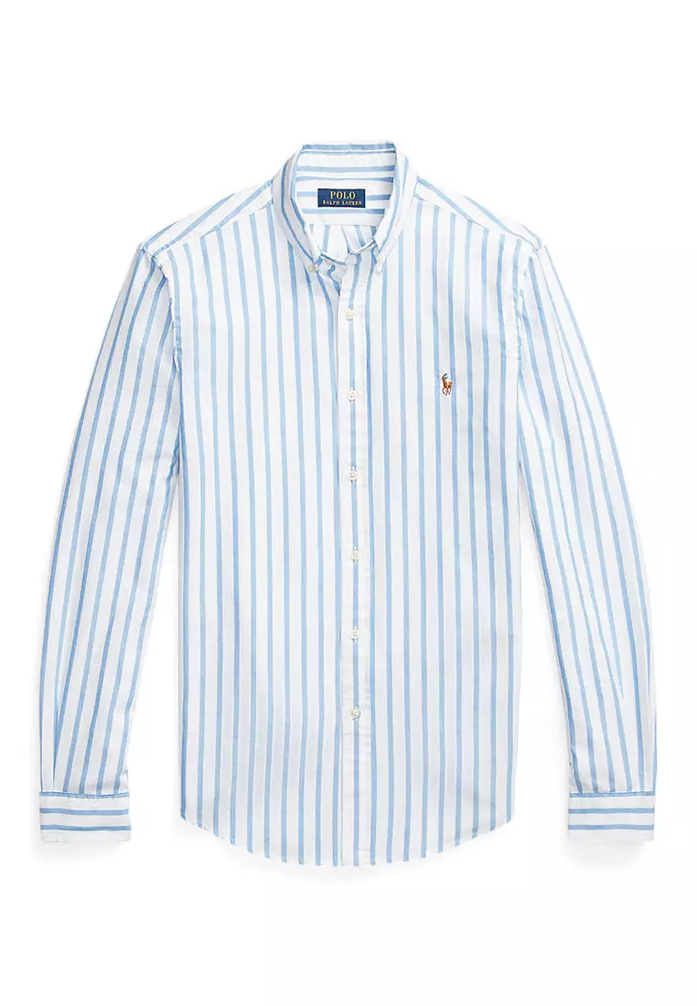 Slim Fit Striped Oxford Shirt
