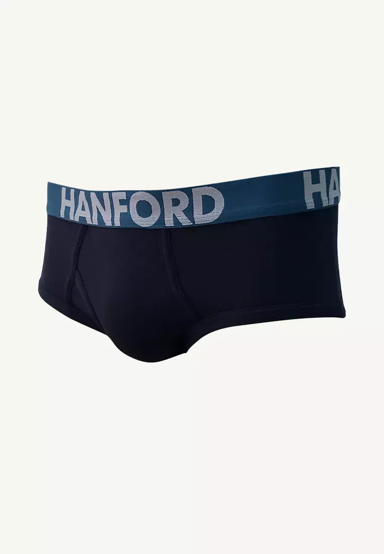 Premium Ribbed Cotton Modern Hipster Men's Briefs w/ Fly Opening Damian - Assorted (3in1 Pack)