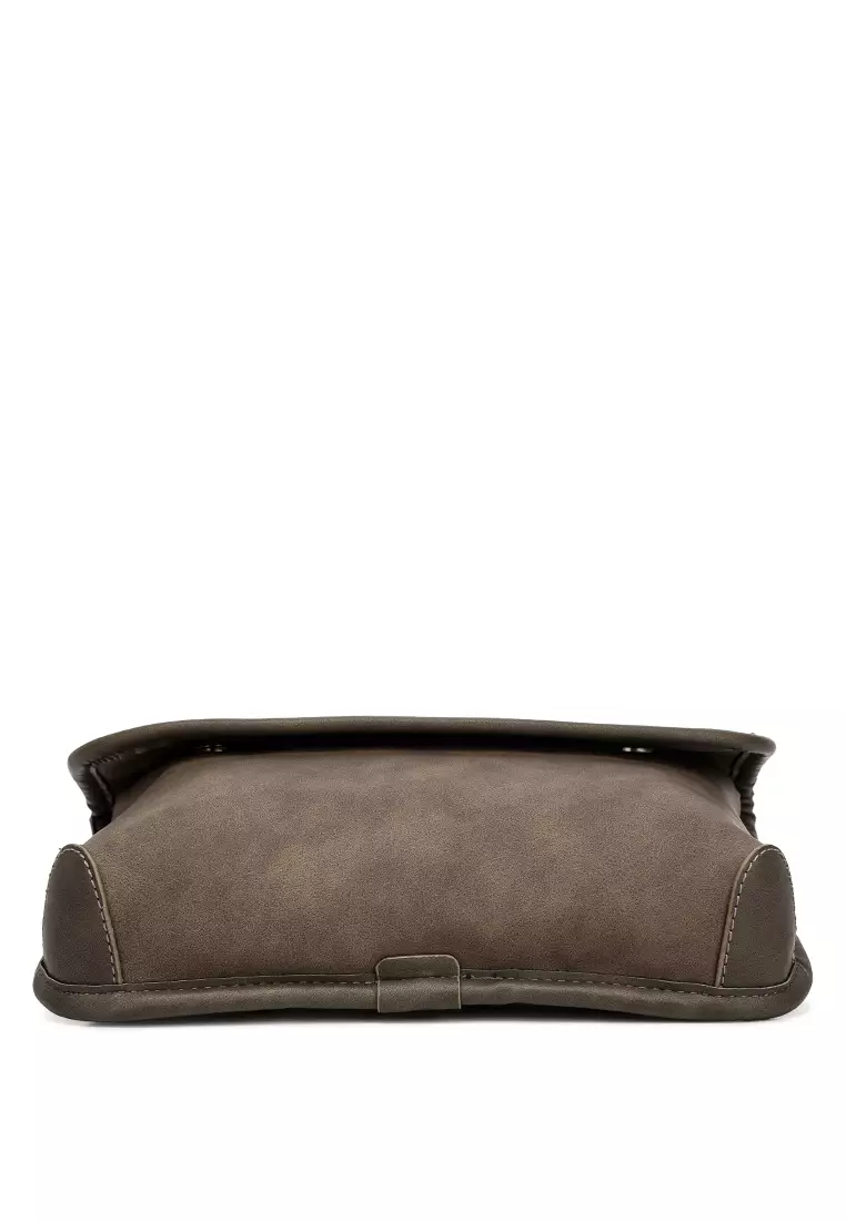 Buy London Rag Brown Faux Leather Messenger Bag Online ZALORA Malaysia