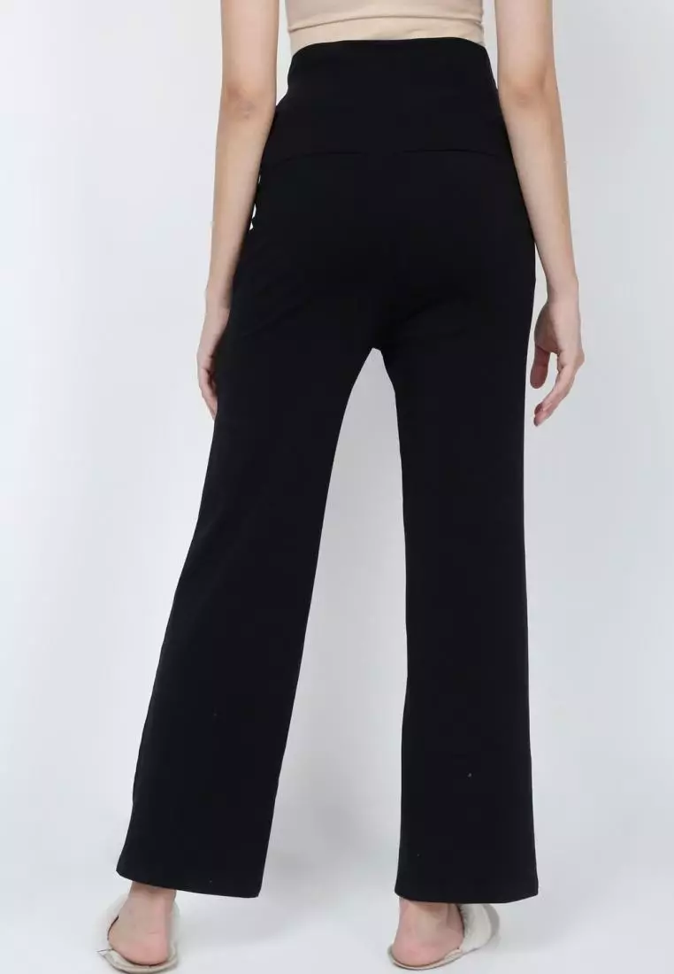 Comfy Maternity Regular Pants - Black