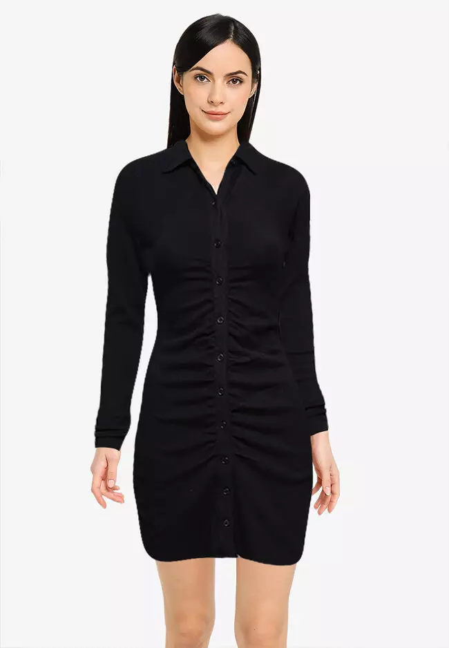 Hollister button front dress on sale