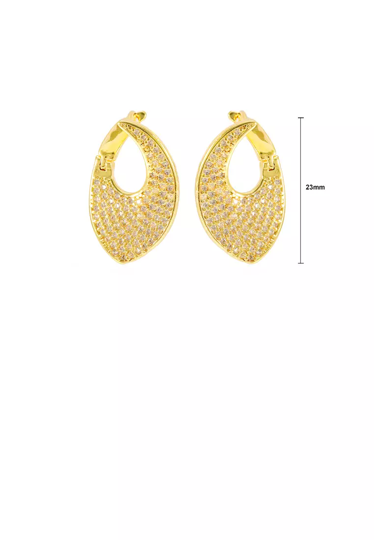 Bold intentions black post earrings shop paparazzi
