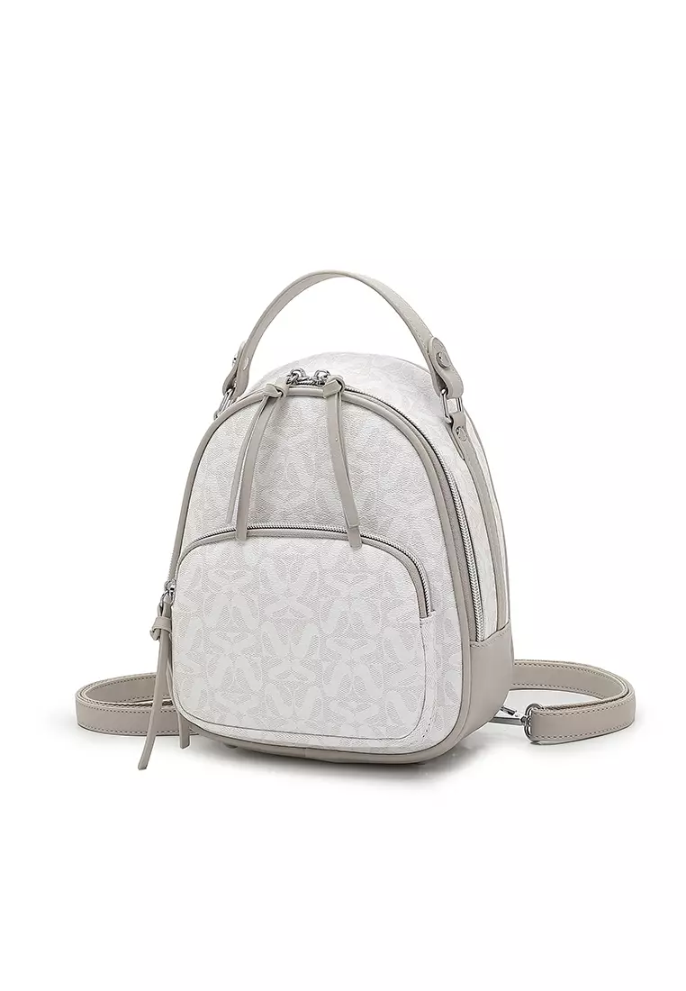 Women's Mini Backpack (Tas Ransel Wanita & Tas Punggung Wanita) - Putih