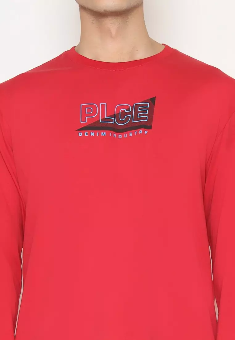 POLICE T-Shirt Cotton Combed Lengan Panjang Pria 207280083