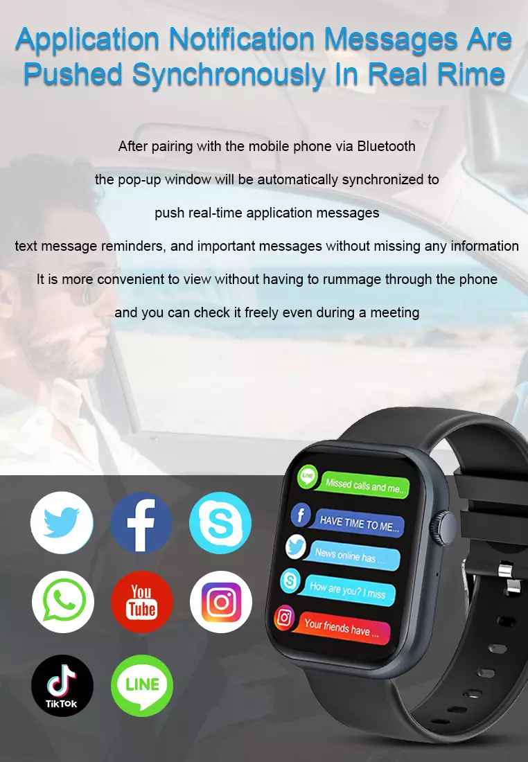 SmartWatch G20 1.83'' Musik Call Bluetooth Mode Multi-Olahraga Kesehatan Perempuan Jam Pintar Pink