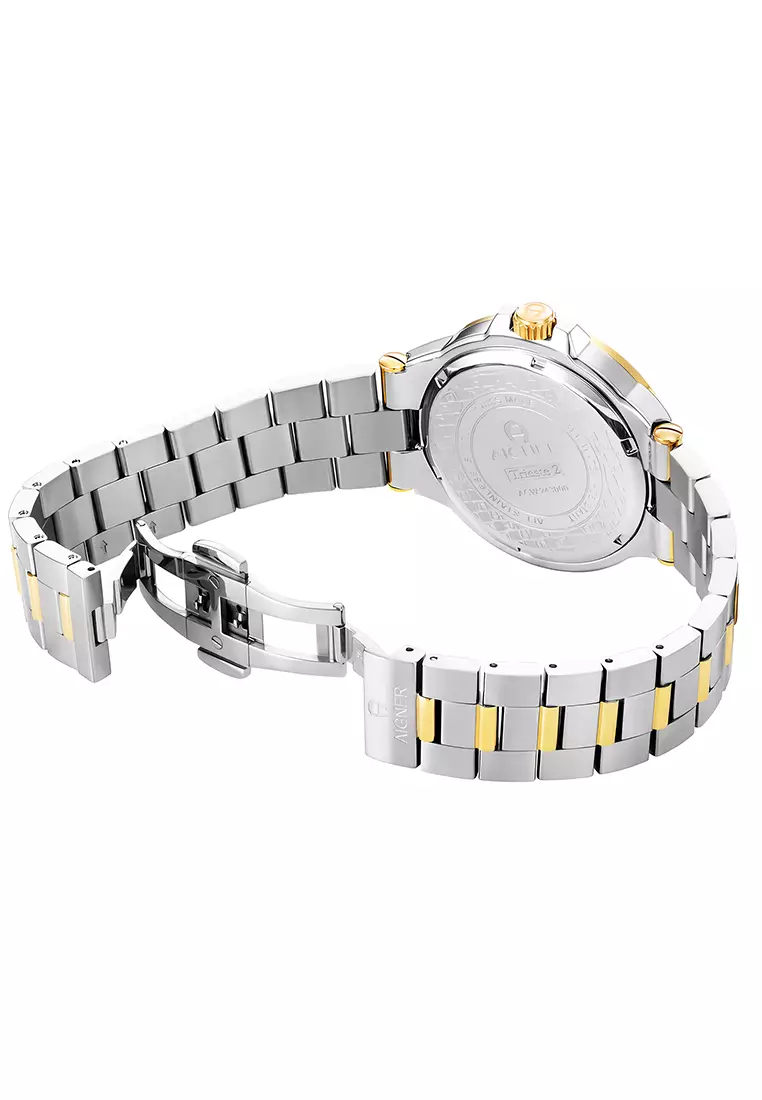 Jam Tangan Pria AIGNER Trieste AGW.243003 Silver Dial Stainless Steel