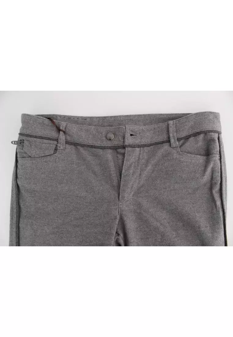 パンツ Ermanno Scervino Straight Leg Grey Viscose Pants Buy Ermanno Scervino Grey Straight Leg Pants Side Stripe