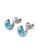 Her Jewellery blue Birth Stone Moon Earrings (December) - Made with premium grade crystals from Austria 6F69EAC0C8112DGS_3