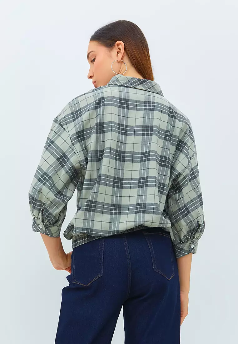 Carvil Kemeja Wanita Daelyn-GRN