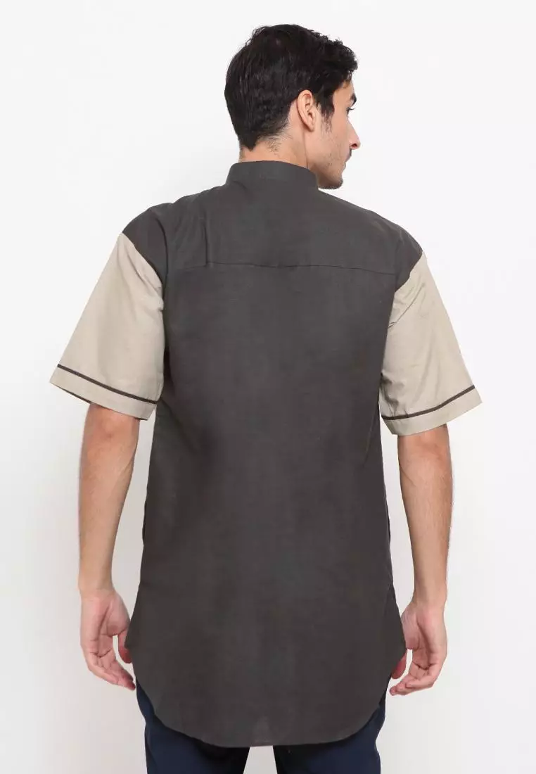 Zayidan Baju Koko Gamis Muslim Pria Jafar - Abu Tua