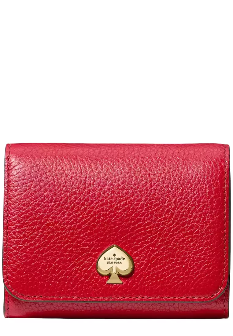 Buy Kate Spade Kayla Small L-Zip Wallet - Perfect Cherry KK056