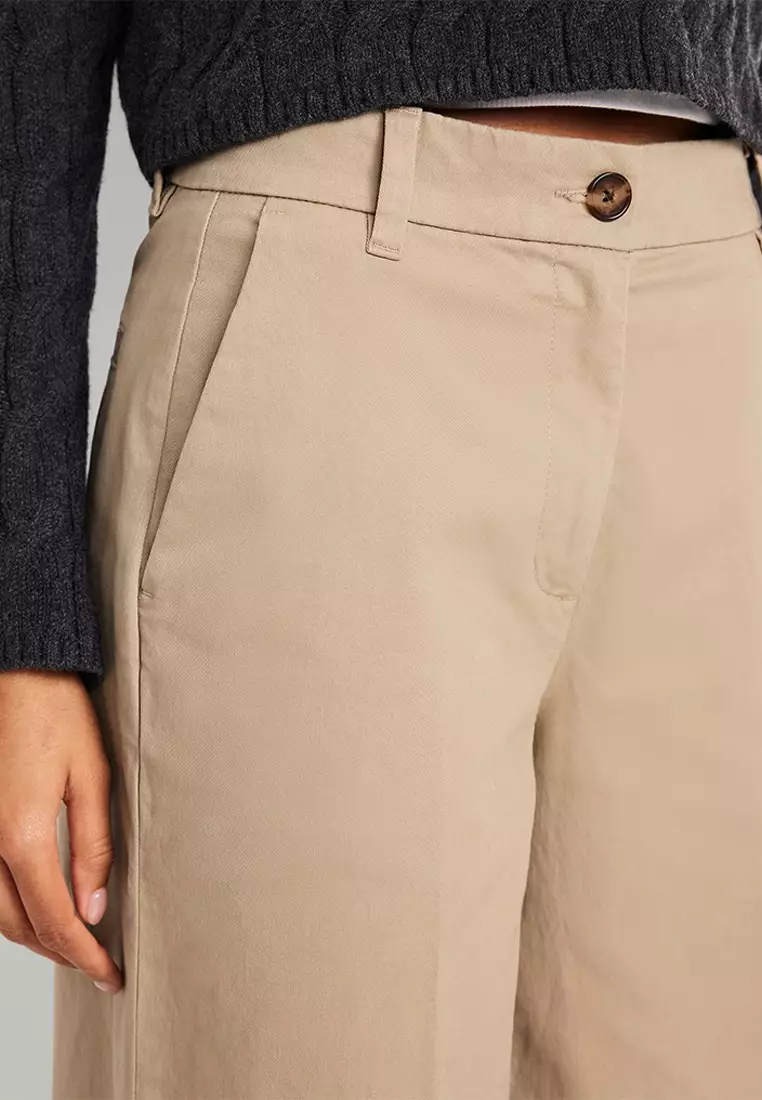 Extra High-Waisted Super Wide-Leg Chino Pants