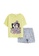 LC WAIKIKI yellow Nostalgic Monkey Girl Shorts Pajamas Set 7CC40KADC25A05GS_1