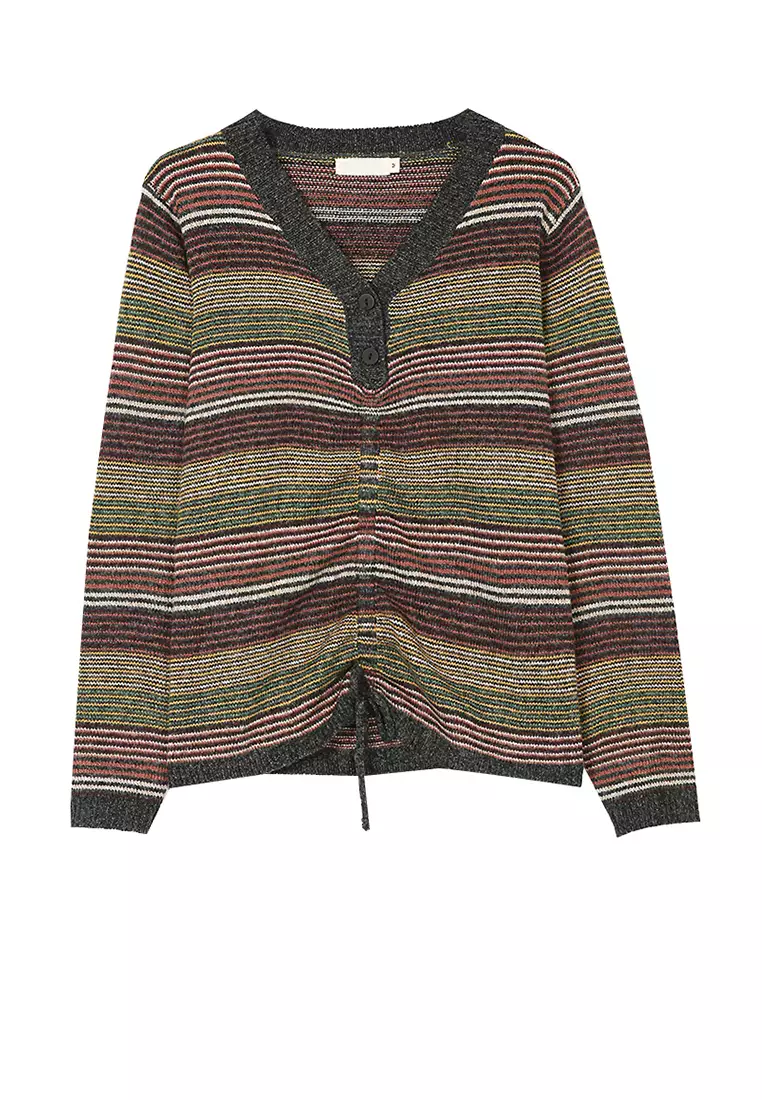 Buy Its Me Vintage Striped V Neck Sweater 2024 Online ZALORA