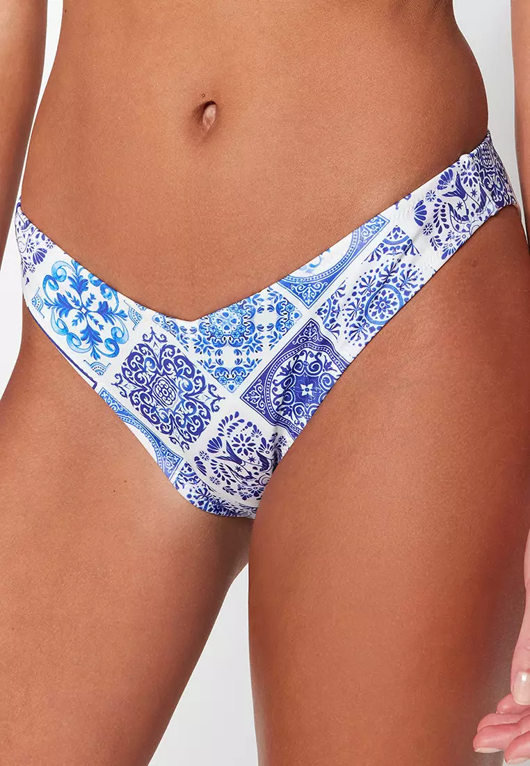 Buy Trendyol Patterned Bikini Bottom Online