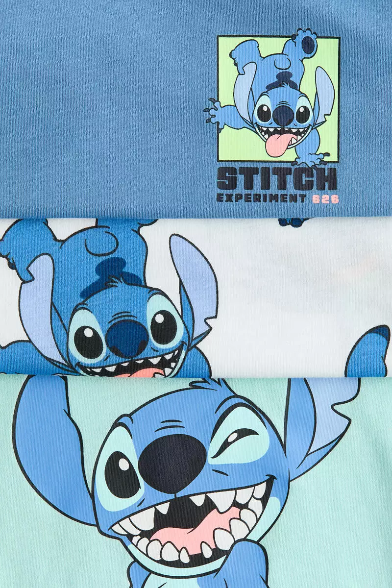 3-pack printed T-shirts