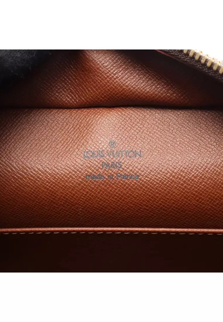 Pre-Loved Louis Vuitton Cite MM monogram Shoulder bag PVC leather Brown