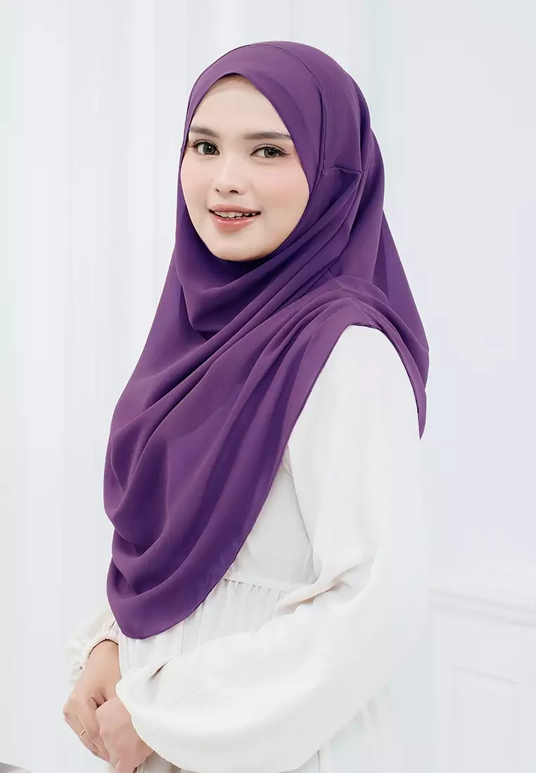 HIJAB INSTAN NASHWA - DARK PURPLE