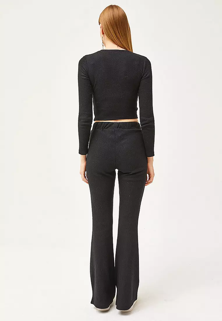 Buy Olalook Top Crop Blouse Bottom Spanish Leggings Raised Suit