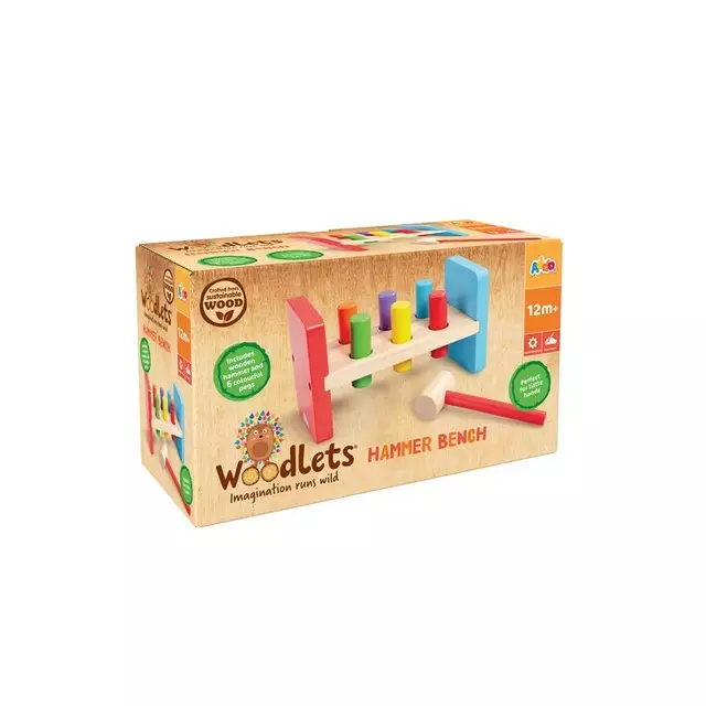 Addo Woodlets Hammer Bench - Mainan Edukasi Kayu Anak