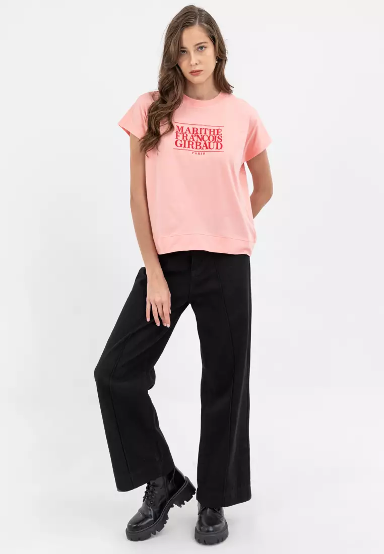 Ladies Kayla 1972 Tee Peach Pearl