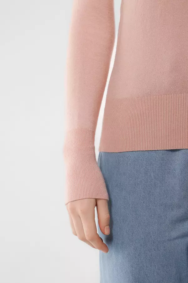 MINIMAL - Lamiere - Sweater Slim Fit - Pink Colour Pink