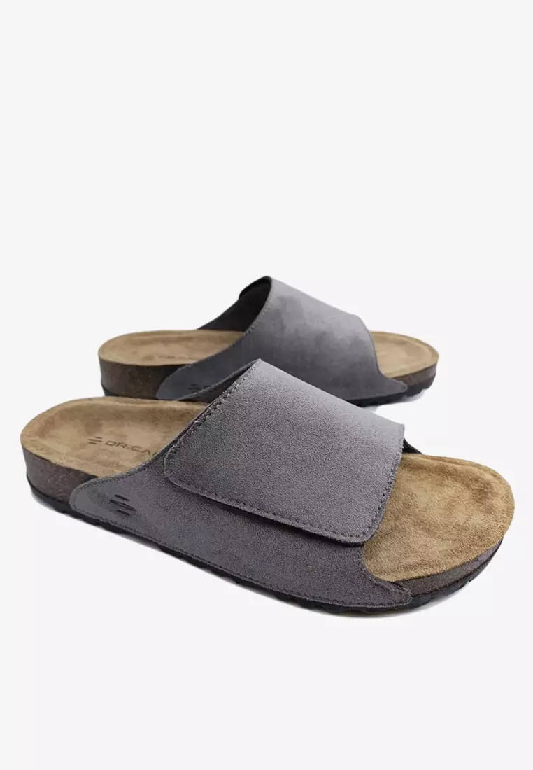 Dr. Cardin Men Cove Core Suede Comfort Sandals with Adjustable Strap D-SLB-8212