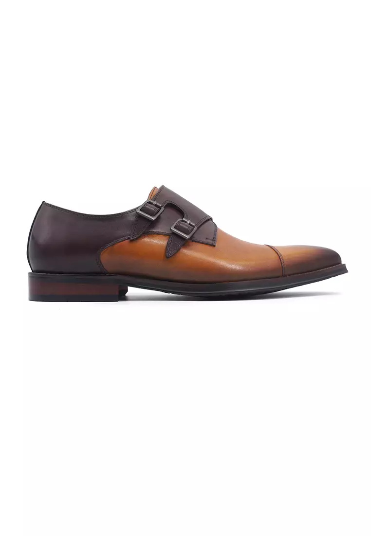 Buy Rad Russel Rad Russel Double Monk Strap Tan 2024 Online