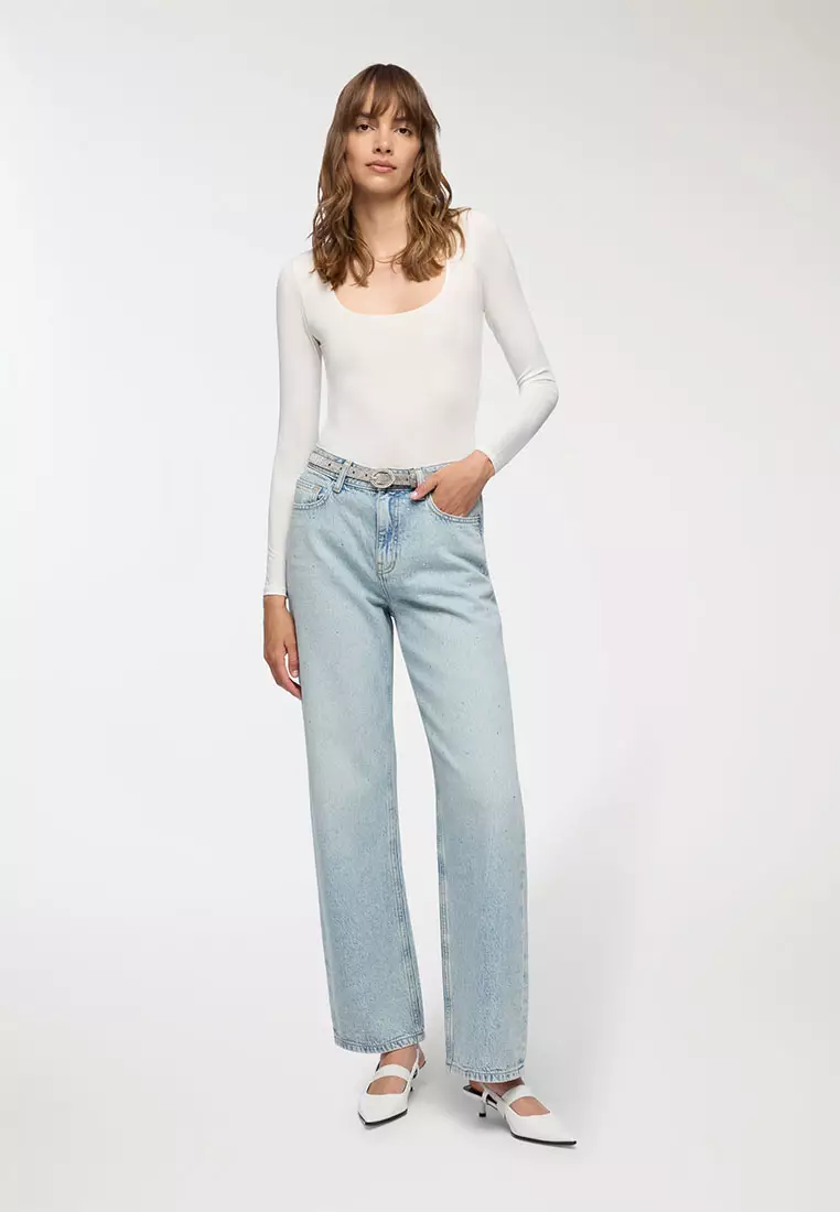 Woman Long Pants Jeans