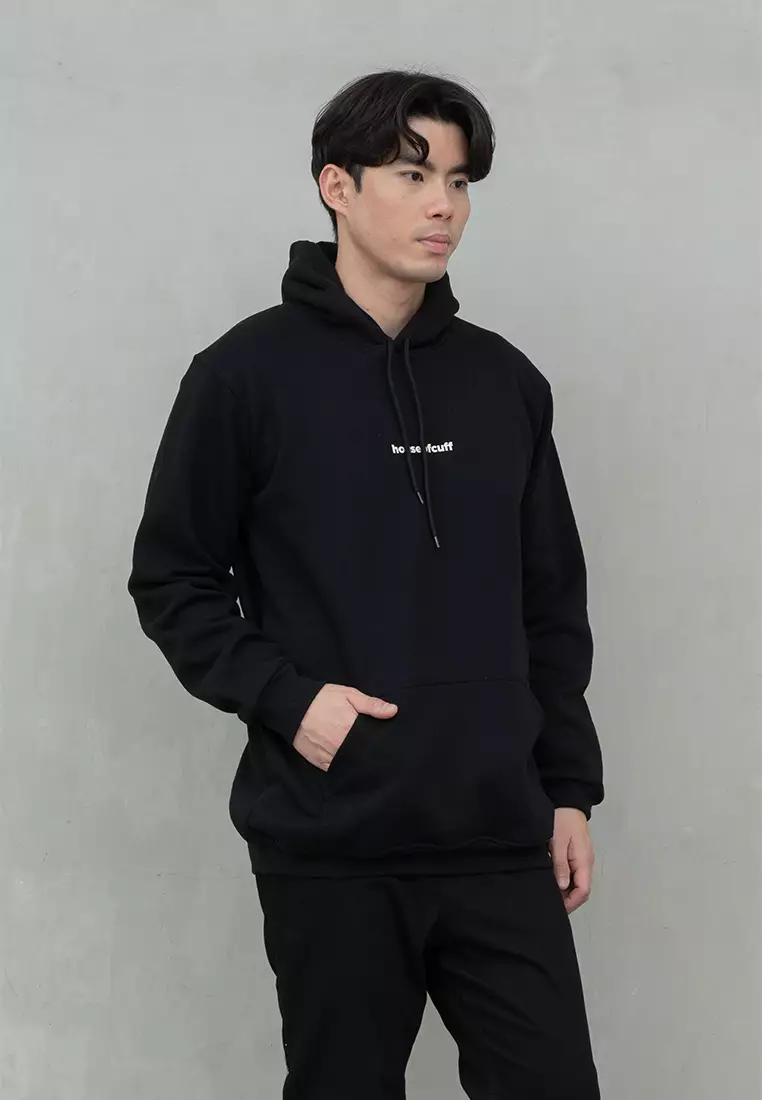 Houseofcuff Jaket Jumper Hoodie Tebal Premium Glow In The Dark Hitam
