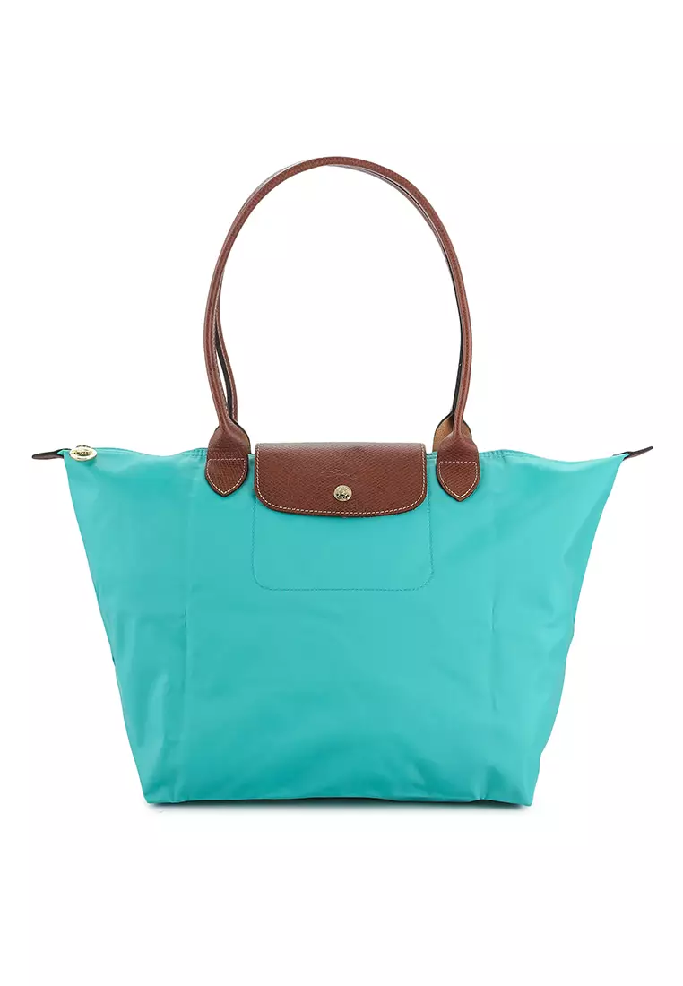 tas satchel Longchamp Le Pliage FIlet XS Green Satchel Bag
